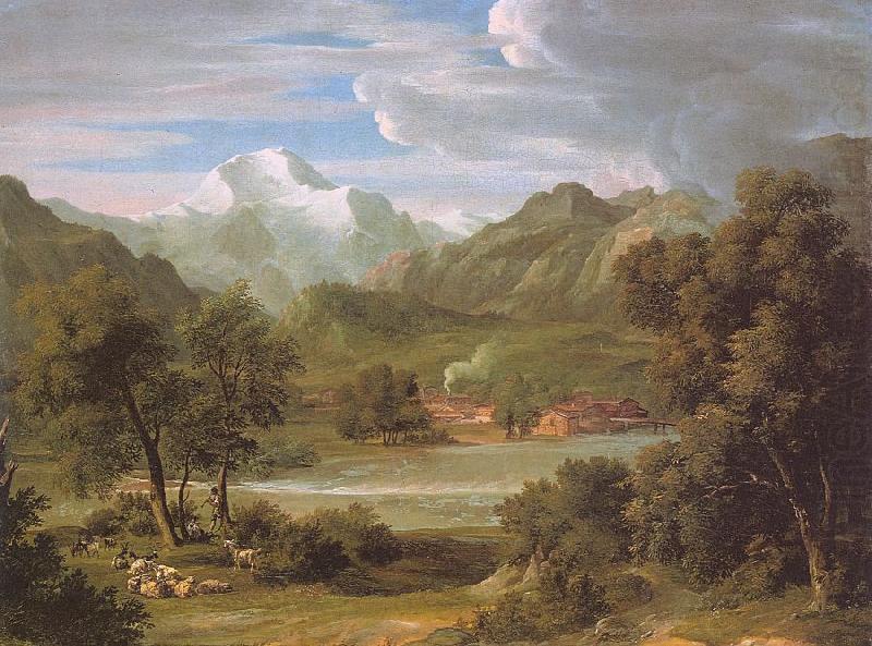 Joseph Anton Koch The Lauterbrunnen Valley china oil painting image